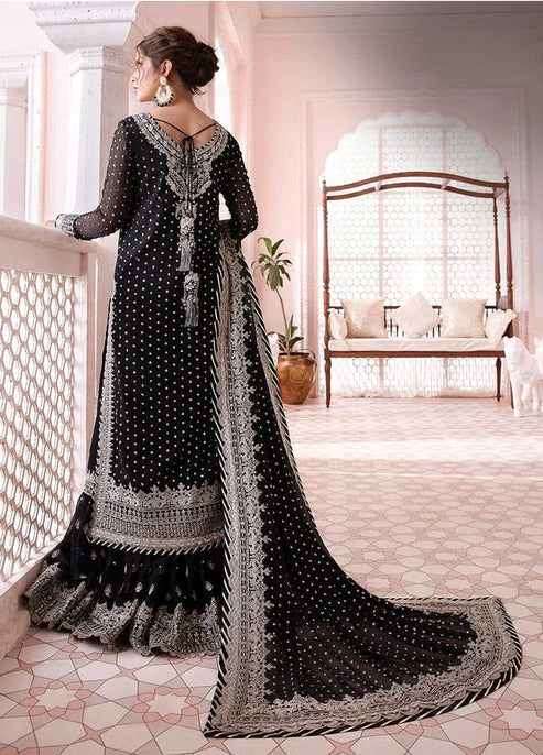 Embroidered Chiffon 3 Piece Unstitched Suit AJCC-D03-23