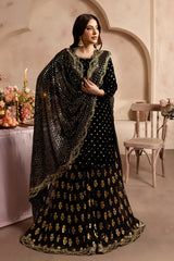 V. Black Amani II 3Pc - Embroidered Luxe