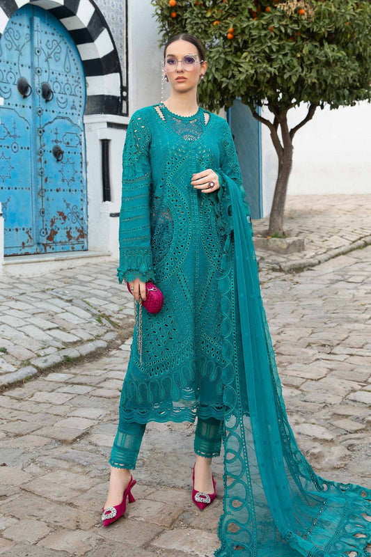 Maria.B Unstitched Embroidered Luxury Lawn 3Pc Suit