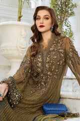 Embroidered Chiffon 3 Piece Unstitched Suit MBC-MPC-24-08