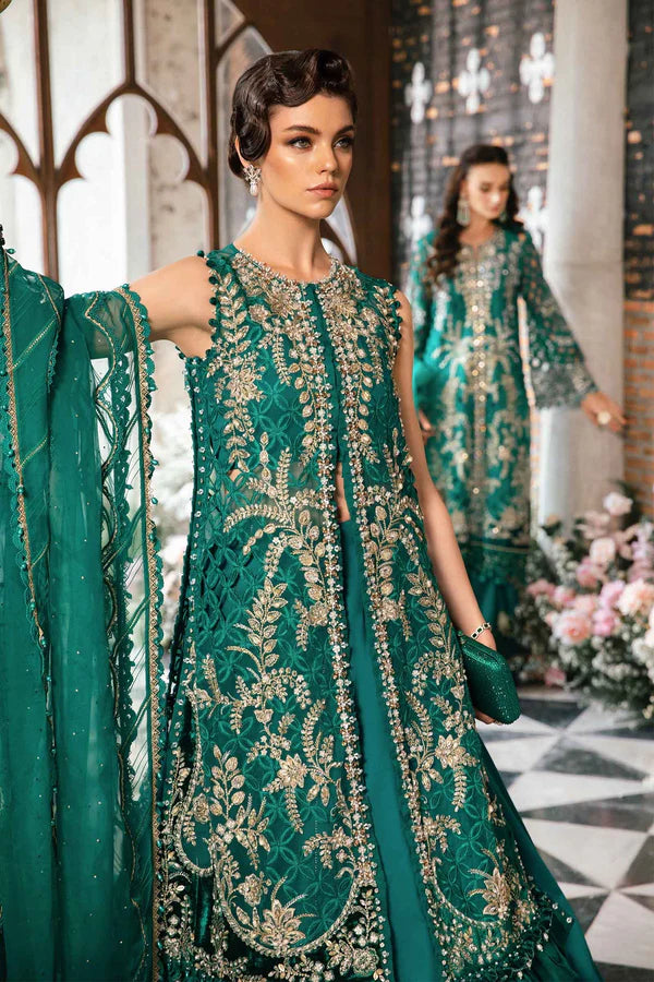 3 PIECE UNSTITCHED EMBROIDERED SUIT | BD-2806