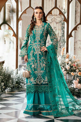 3 PIECE UNSTITCHED EMBROIDERED SUIT | BD-2806