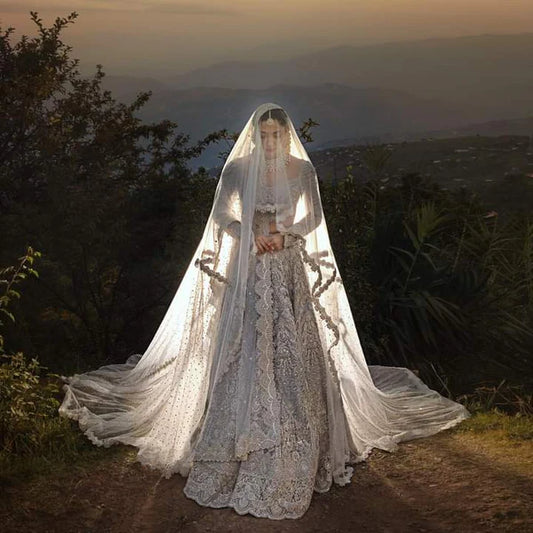 FARAZ MANAN BRIDAL COLLECTION - mahira khan wedding dress