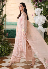 Maria B Peach Embroidered 3 Piece