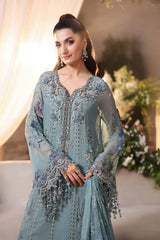 Maria B - 3 Piece Embroidered Chiffon Suit - MPC-26-106