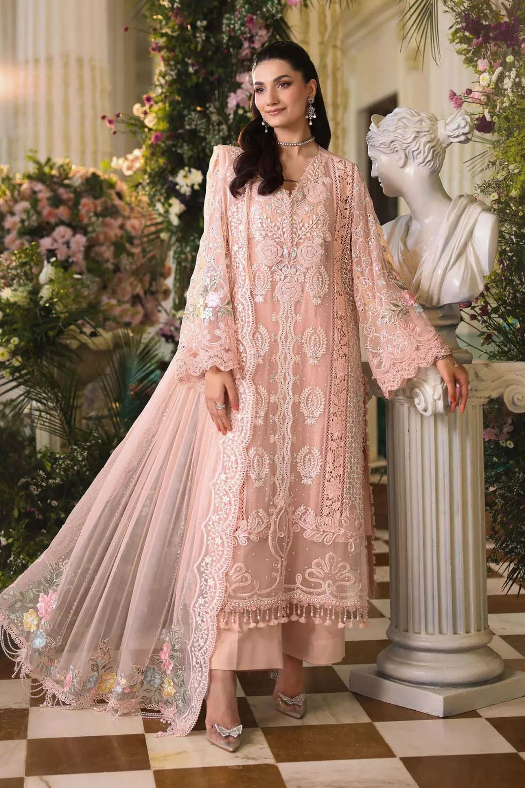 Maria B - Embroidered Chiffon 008